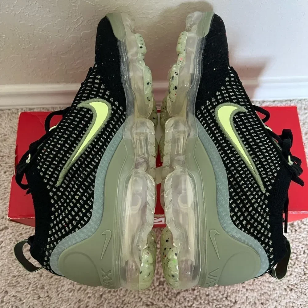 Nike Air Vapormax Black Oil Green 2021 FK GS